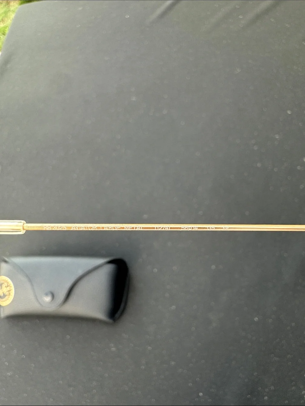 Ray-Ban Aviator Sunglasses - Blue Lenses, Gold Frame